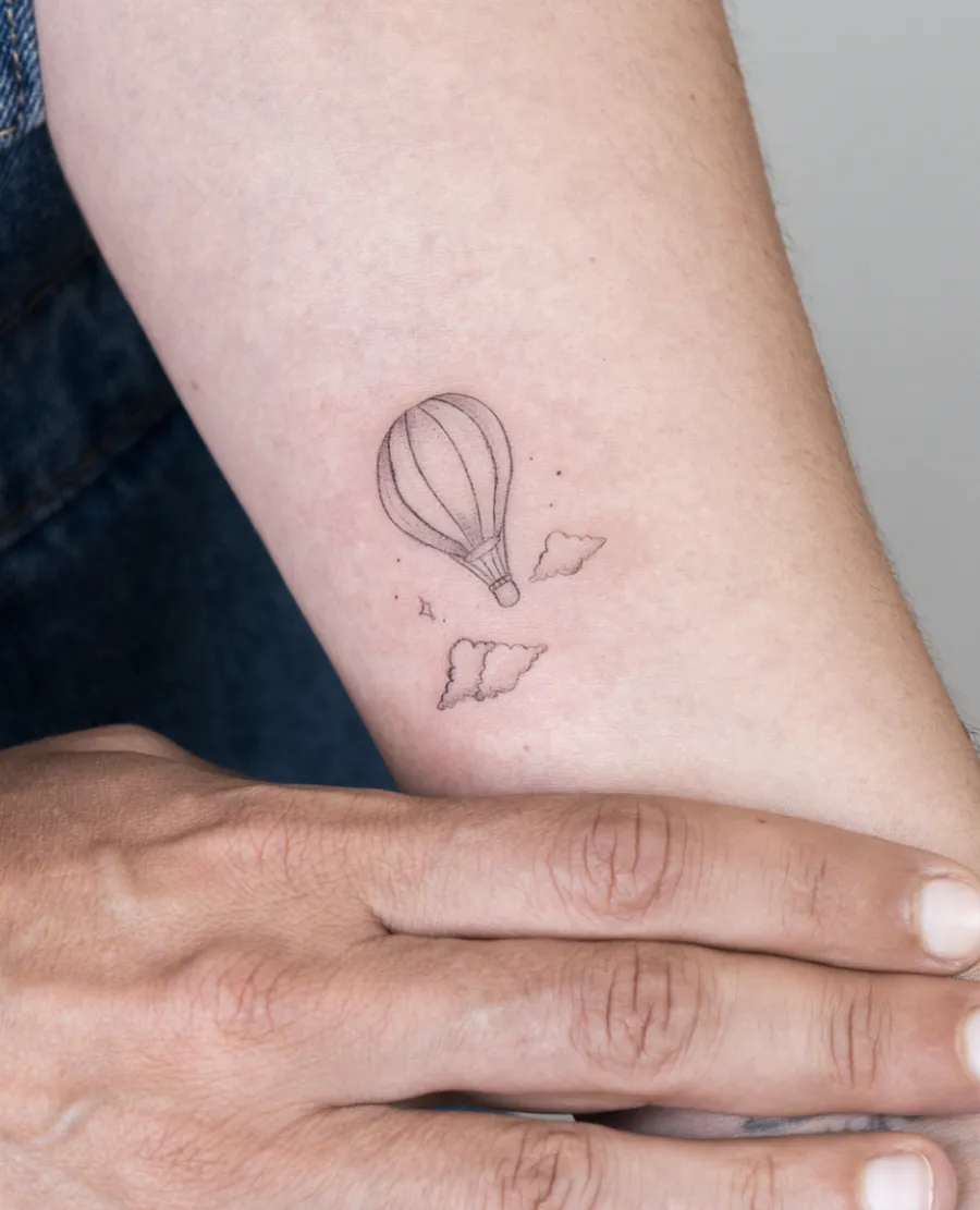 Primeira tatuagem — aluna
