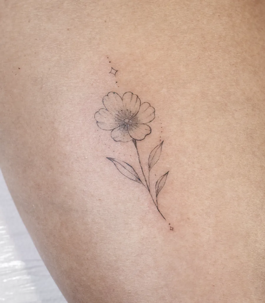 Primeira tatuagem — aluna