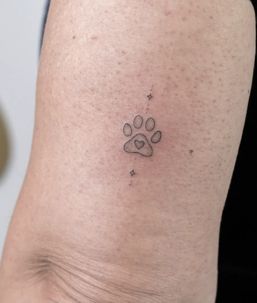 Primeira tatuagem — aluna
